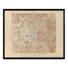 Yellowstone Topographic Map of the National Park and Forest Reserve 1904 Map - Muir Way - Vintage Map