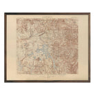 Yellowstone Topographic Map of the National Park and Forest Reserve 1904 Map - Muir Way - Vintage Map
