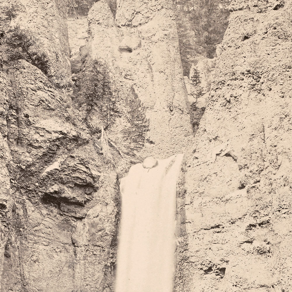 Tower Falls, Yellowstone 1873 - Muir Way - Photograph