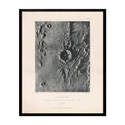 1874 Triesnecker Moon Crater Print - Muir Way - Astronomy
