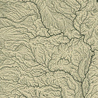 USA Hydrological Map – Canvas Green - Muir Way -