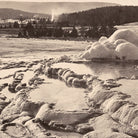 Upper Firehole Basin, from the Crater of Old Faithful, Yellowstone 1873 - Muir Way - Photograph