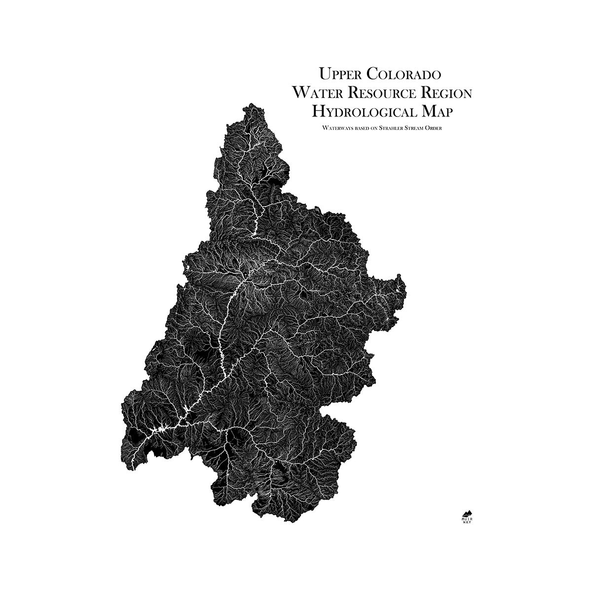 Upper Colorado Regional Hydrological Map