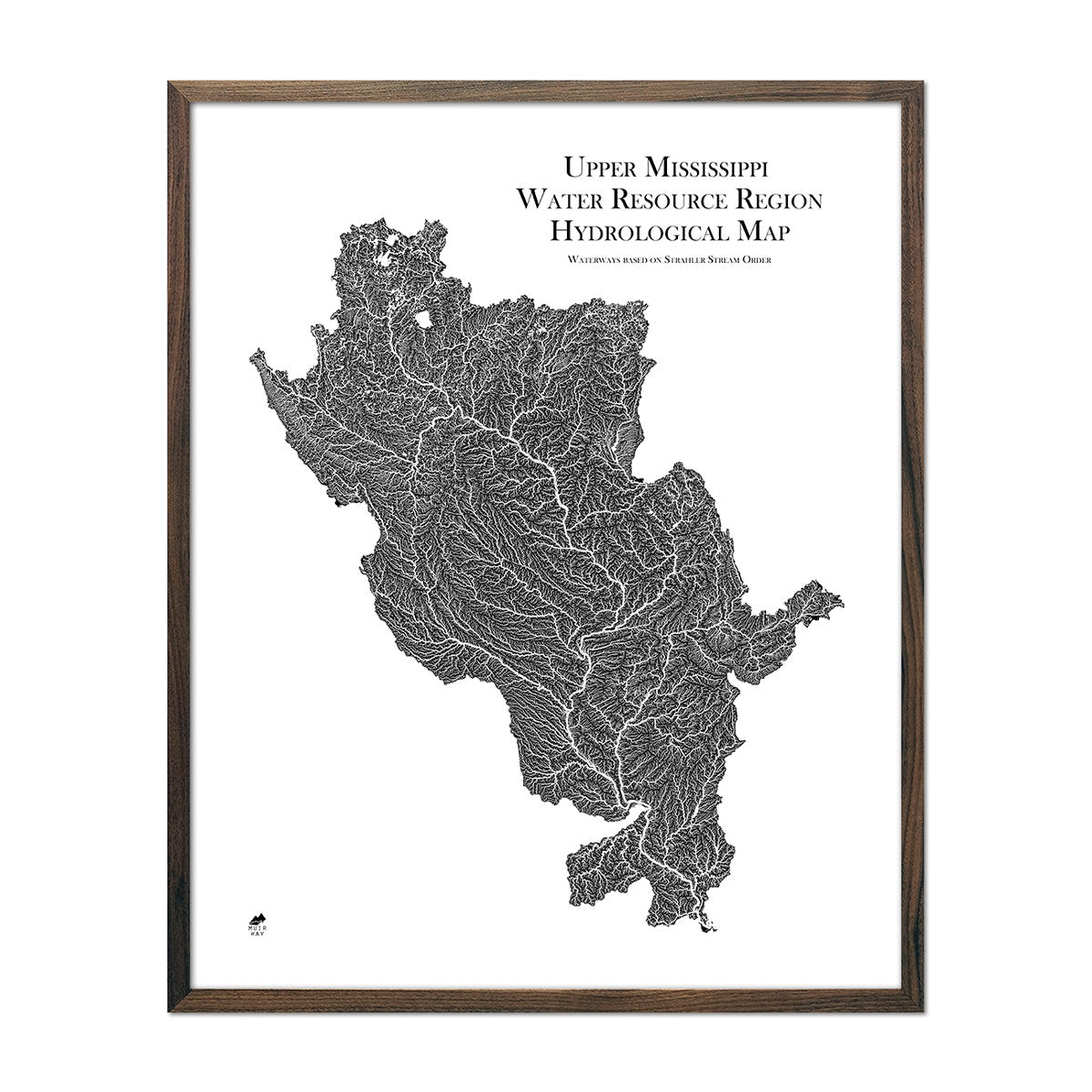 Upper Mississippi Regional Hydrological Map - Muir Way - Hydrology