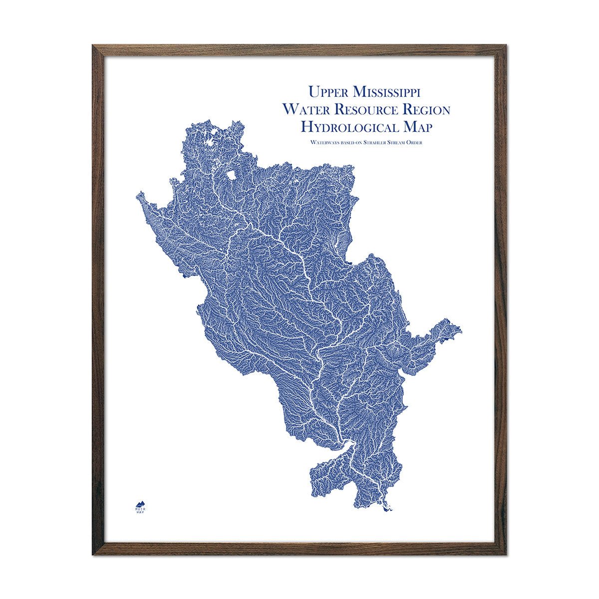 Upper Mississippi Regional Hydrological Map - Muir Way - Hydrology