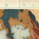 Utah Basin 1876 Geological Map - Muir Way - Vintage Map