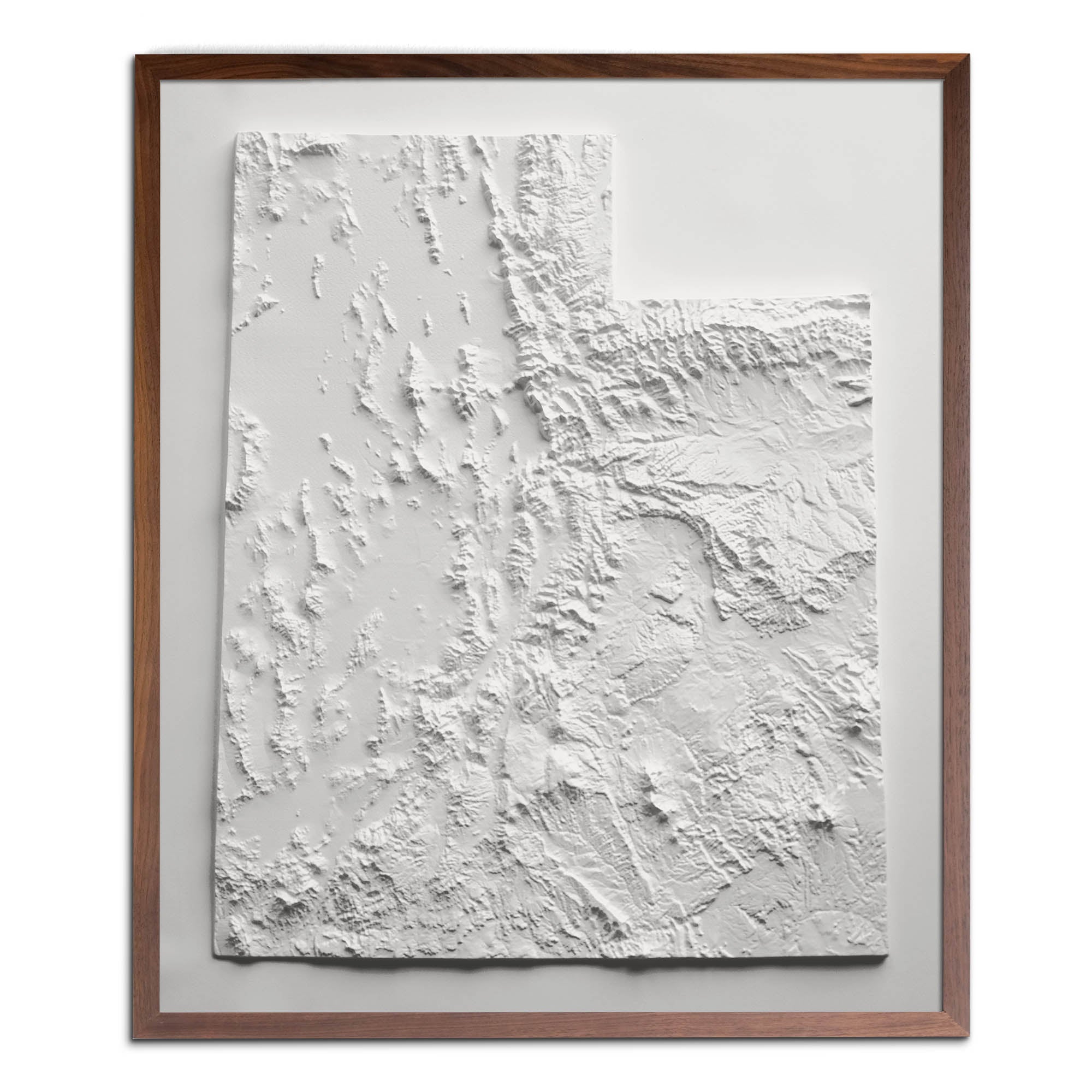 Utah 3D Raised Relief Map - Muir Way - 3D
