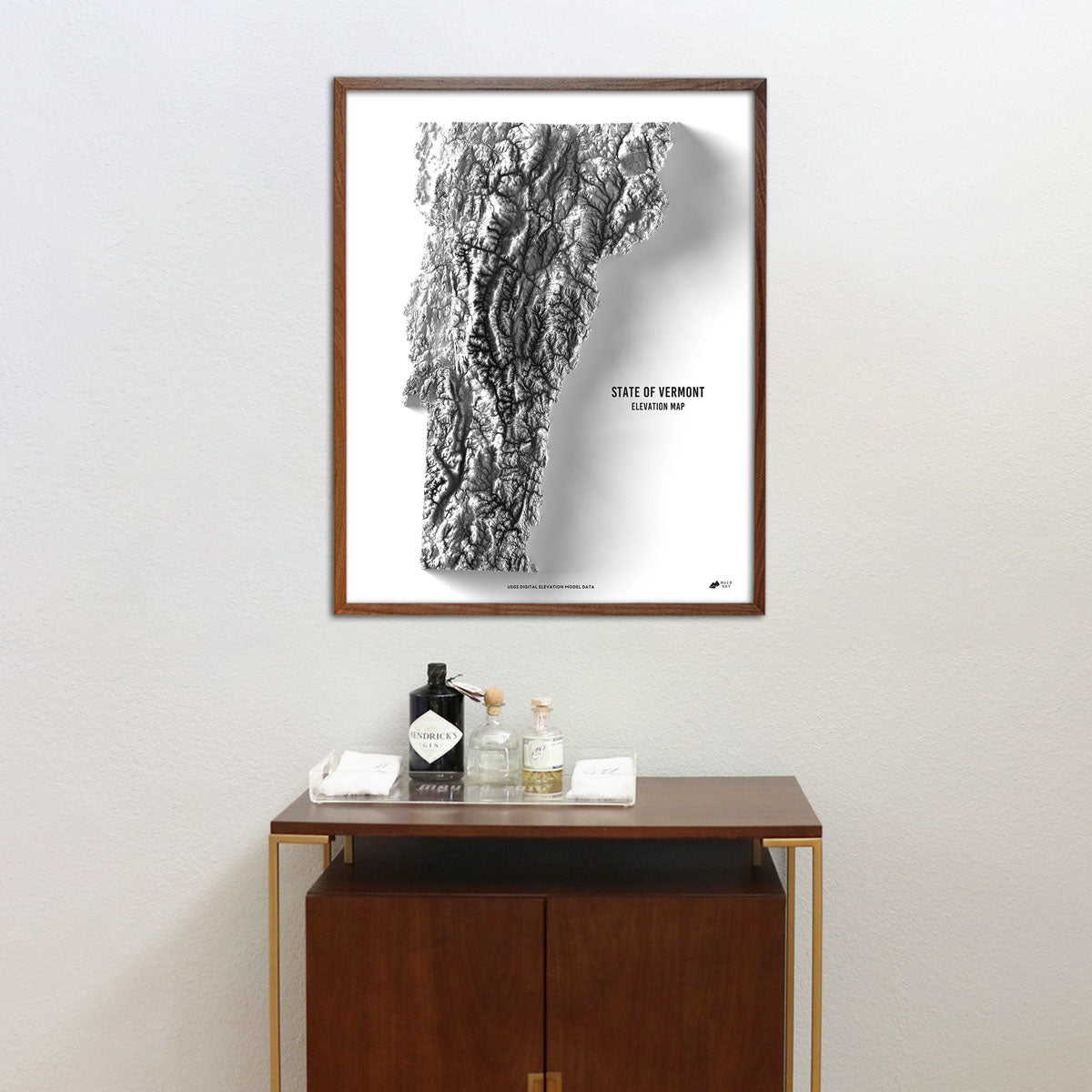 Vermont Elevation Map - Muir Way - Elevation