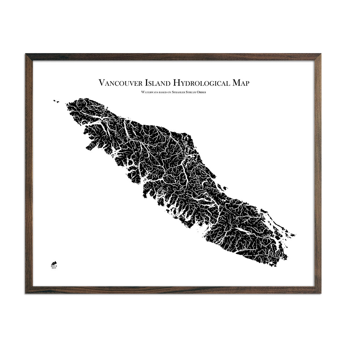 Vancouver Island Hydrological Map - Muir Way - Hydrology