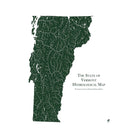 Vermont Hydrological Map - Muir Way - Hydrology