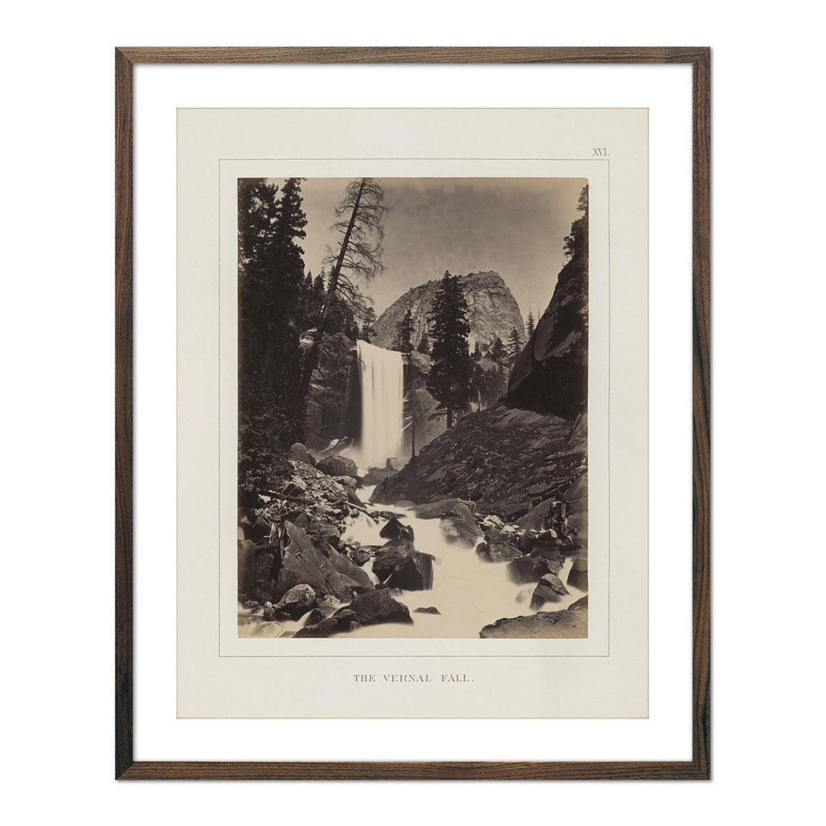 Vernal Fall, Yosemite 1868 - Muir Way - Photograph