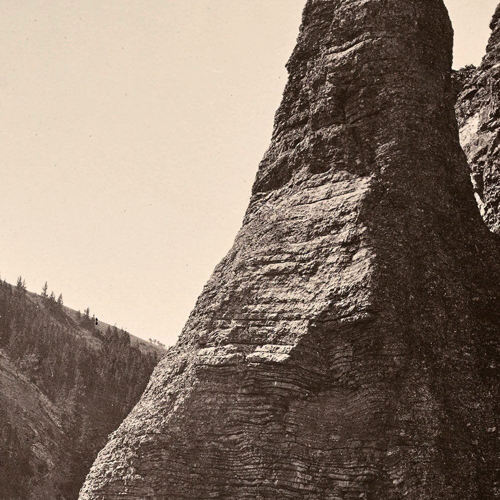 View in Bridger Canyon, Near Fort Ellis, Yellowstone 1873 - Muir Way - Photograph