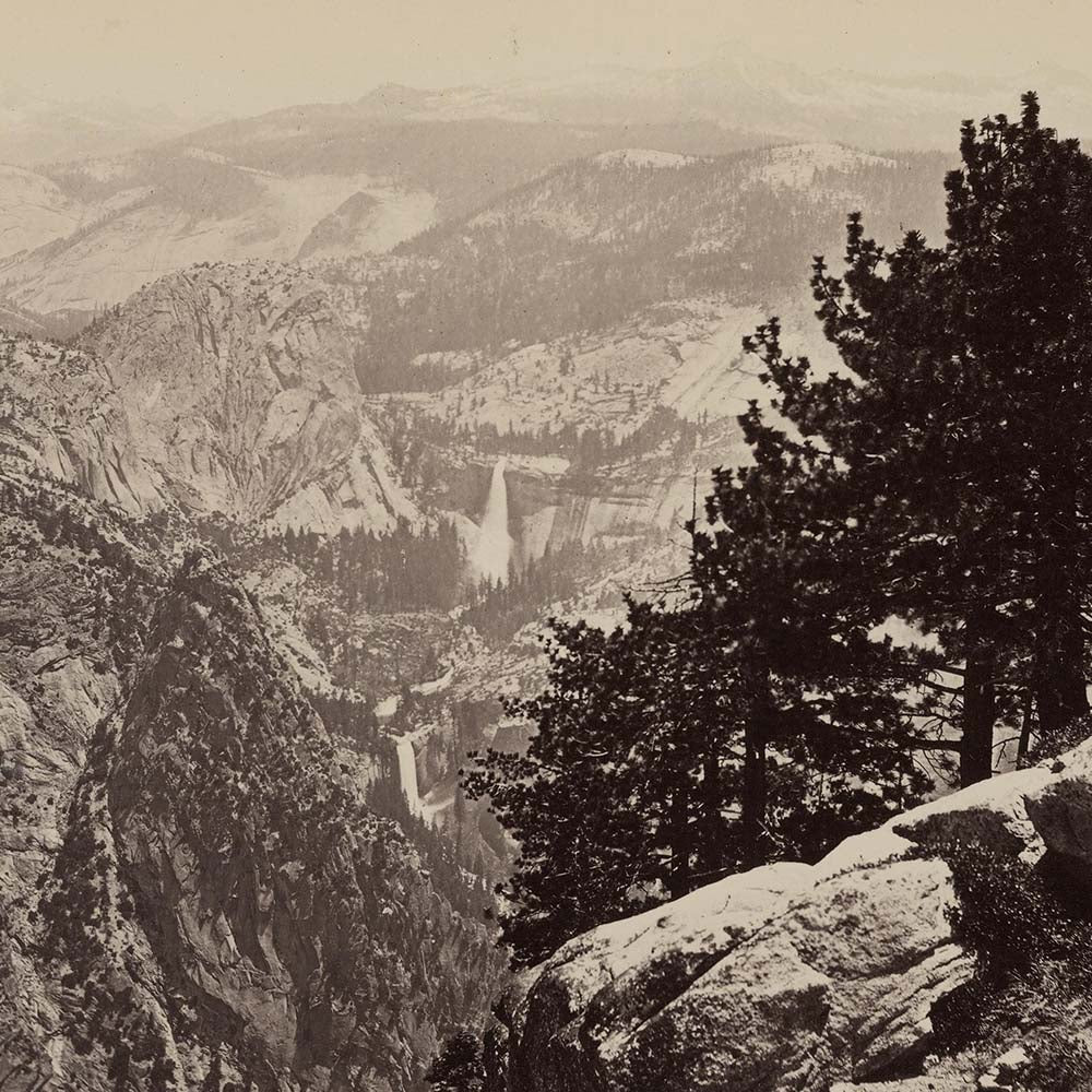 View from Glacier Point, Yosemite 1868 - Muir Way - Photograph
