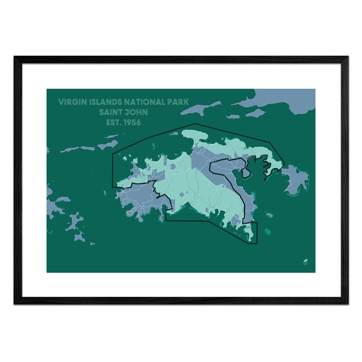 Virgin Islands National Park Map - Muir Way - National Park