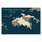 Virgin Islands National Park Map - Muir Way - National Park