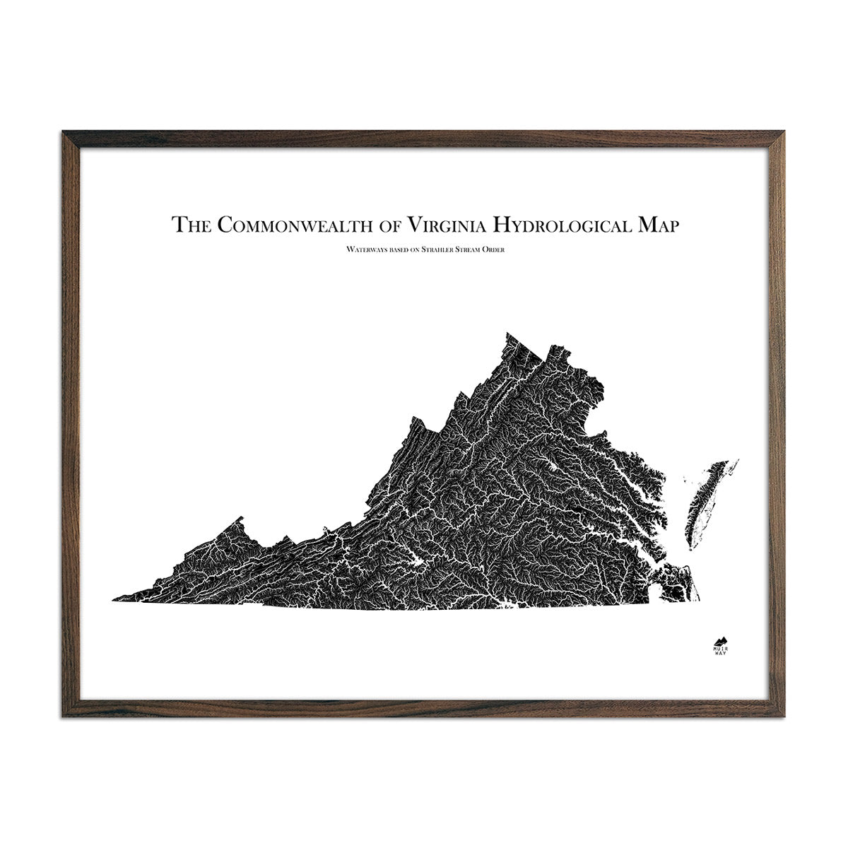 Virginia Hydrological Map - Muir Way - Hydrology