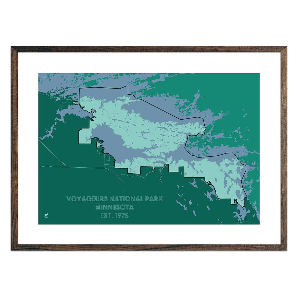 Voyageurs National Park Map - Muir Way - National Park