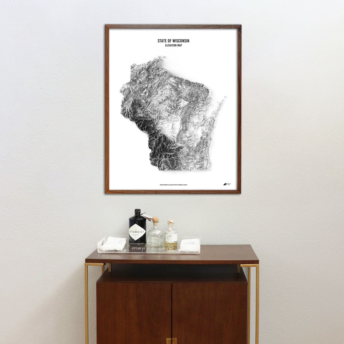 Wisconsin Elevation Map - Muir Way - Elevation