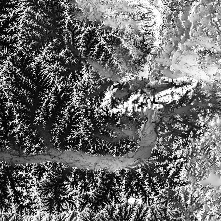 Wisconsin Elevation Map - Muir Way - Elevation