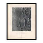 1874 Wargentin Crater Print - Muir Way - Astronomy