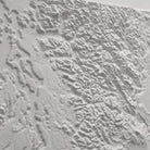 Washington 3D Raised Relief Map - Muir Way - 3D