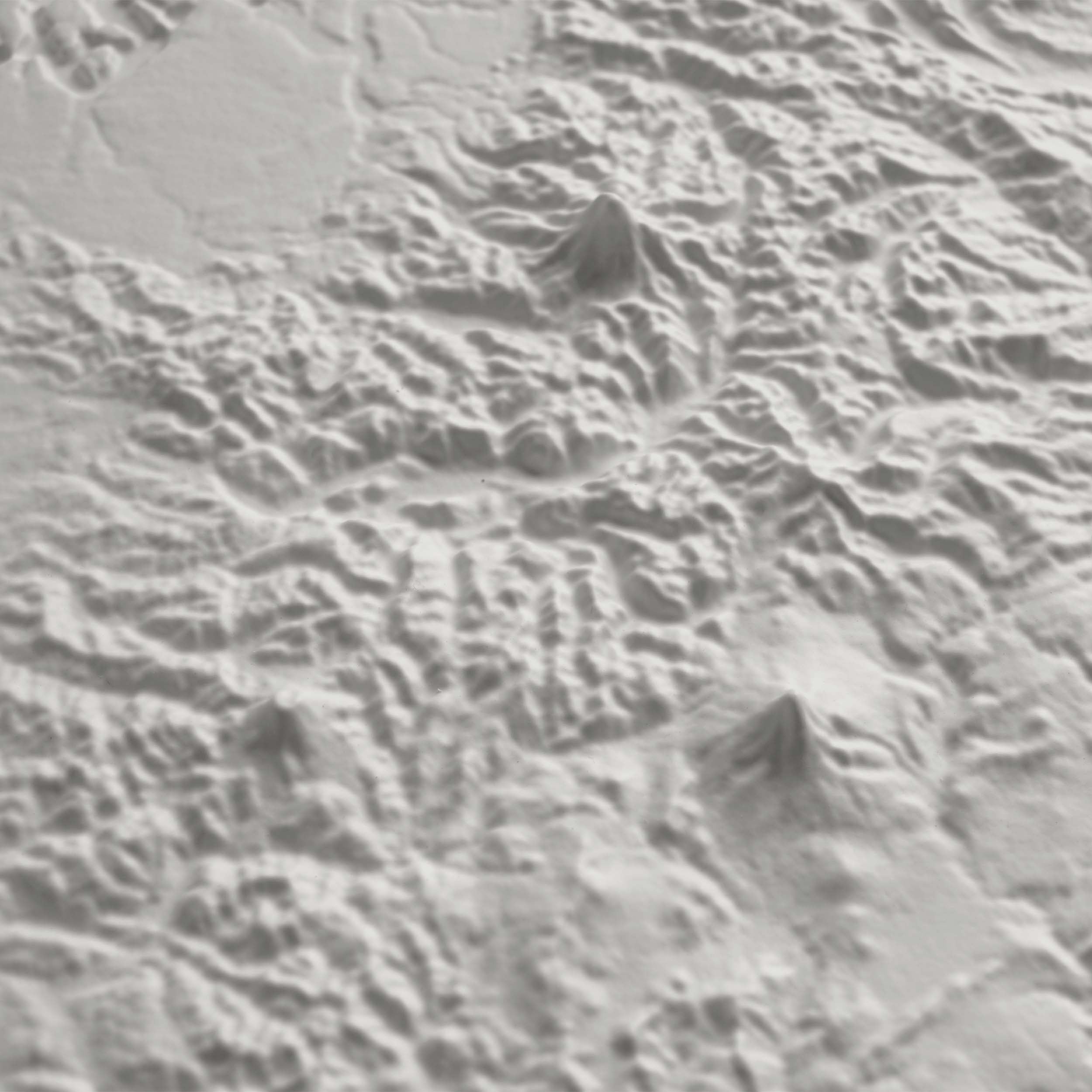 Washington 3D Raised Relief Map - Muir Way - 3D