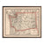 Vintage Map of Washington 1883