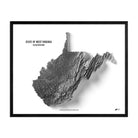 West Virginia Elevation Map - Muir Way - Elevation