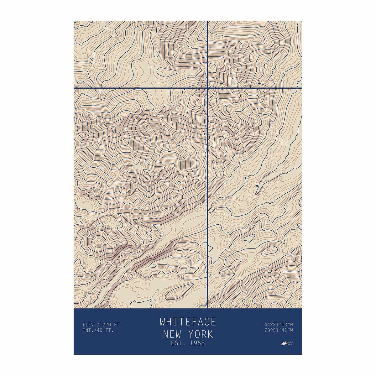 Whiteface, New York - Muir Way - TOPO Series