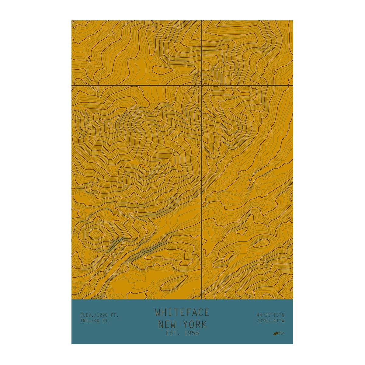 Whiteface, New York - Muir Way - TOPO Series