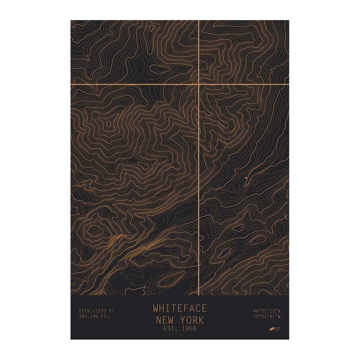 Whiteface, New York - Muir Way - TOPO Series