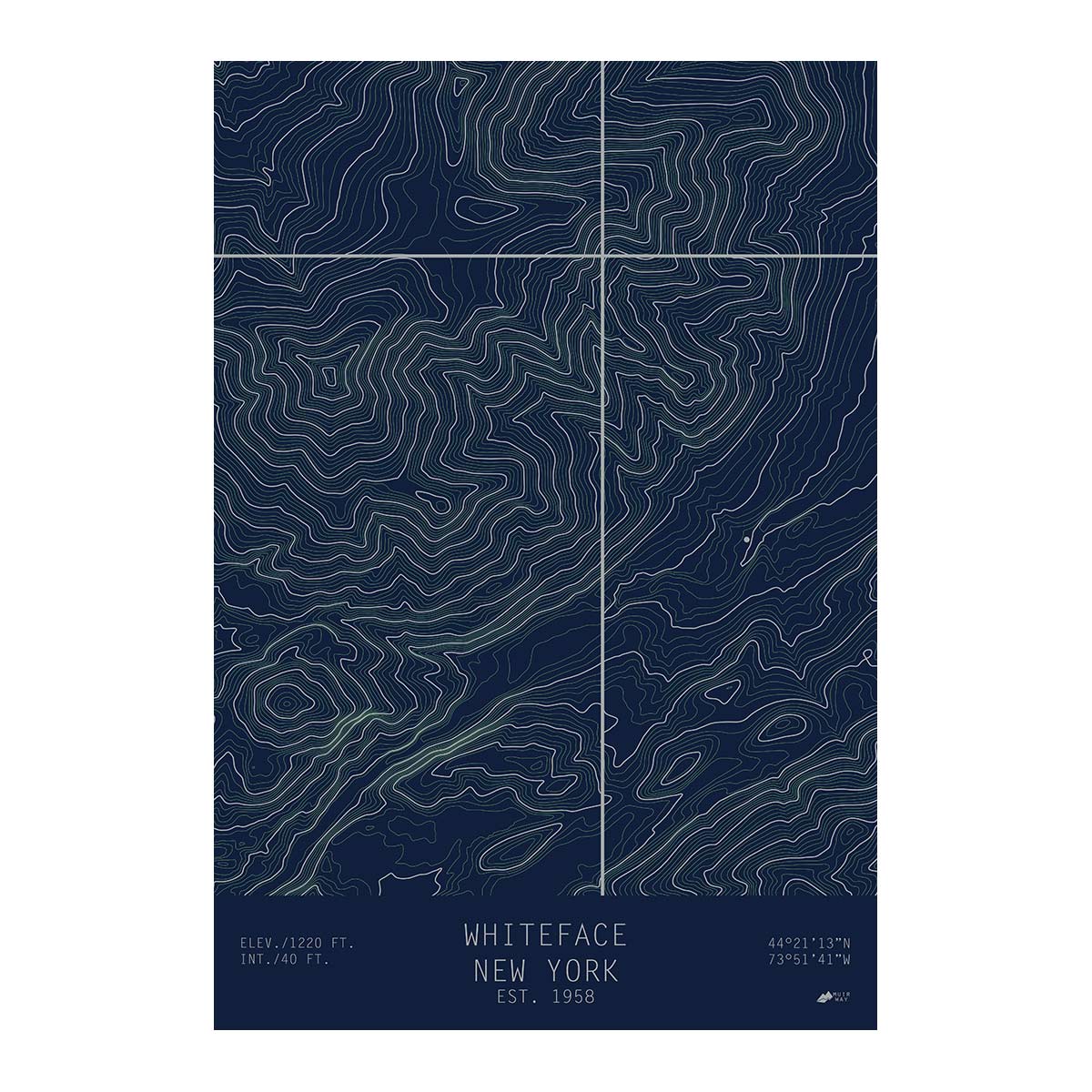 Whiteface, New York - Muir Way - TOPO Series