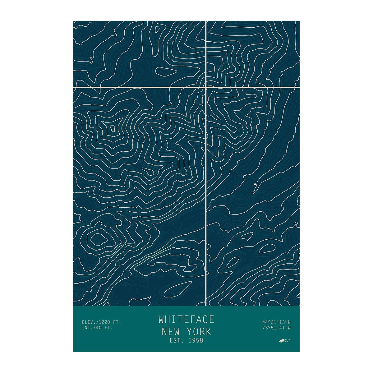 Whiteface, New York - Muir Way - TOPO Series