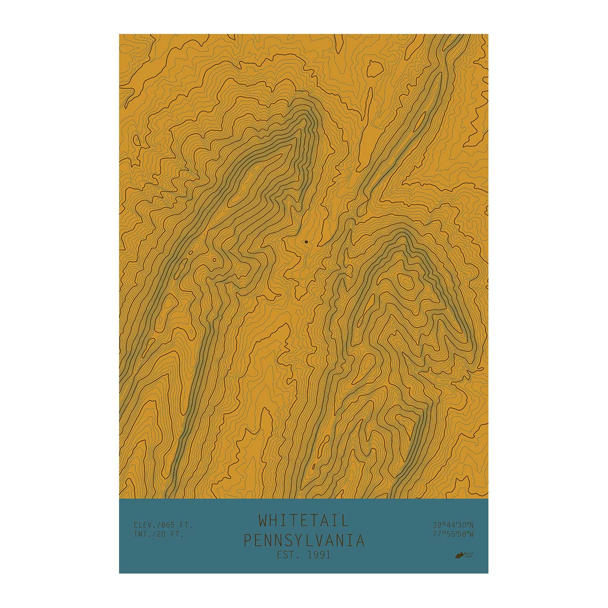 Whitetail, Pennsylvania - Muir Way - TOPO Series