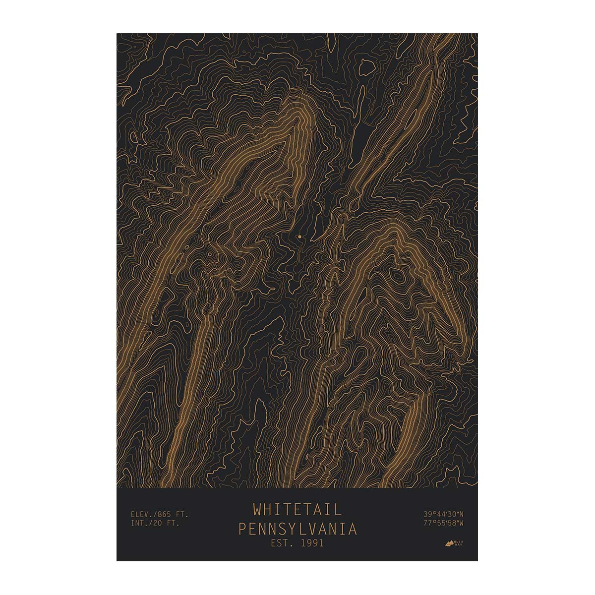 Whitetail, Pennsylvania - Muir Way - TOPO Series