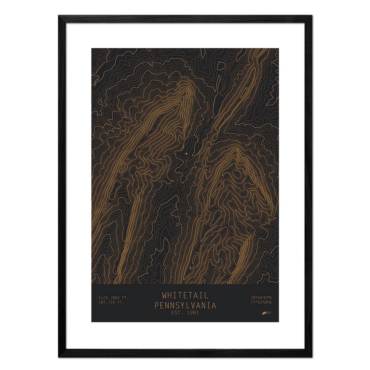 Whitetail, Pennsylvania - Muir Way - TOPO Series