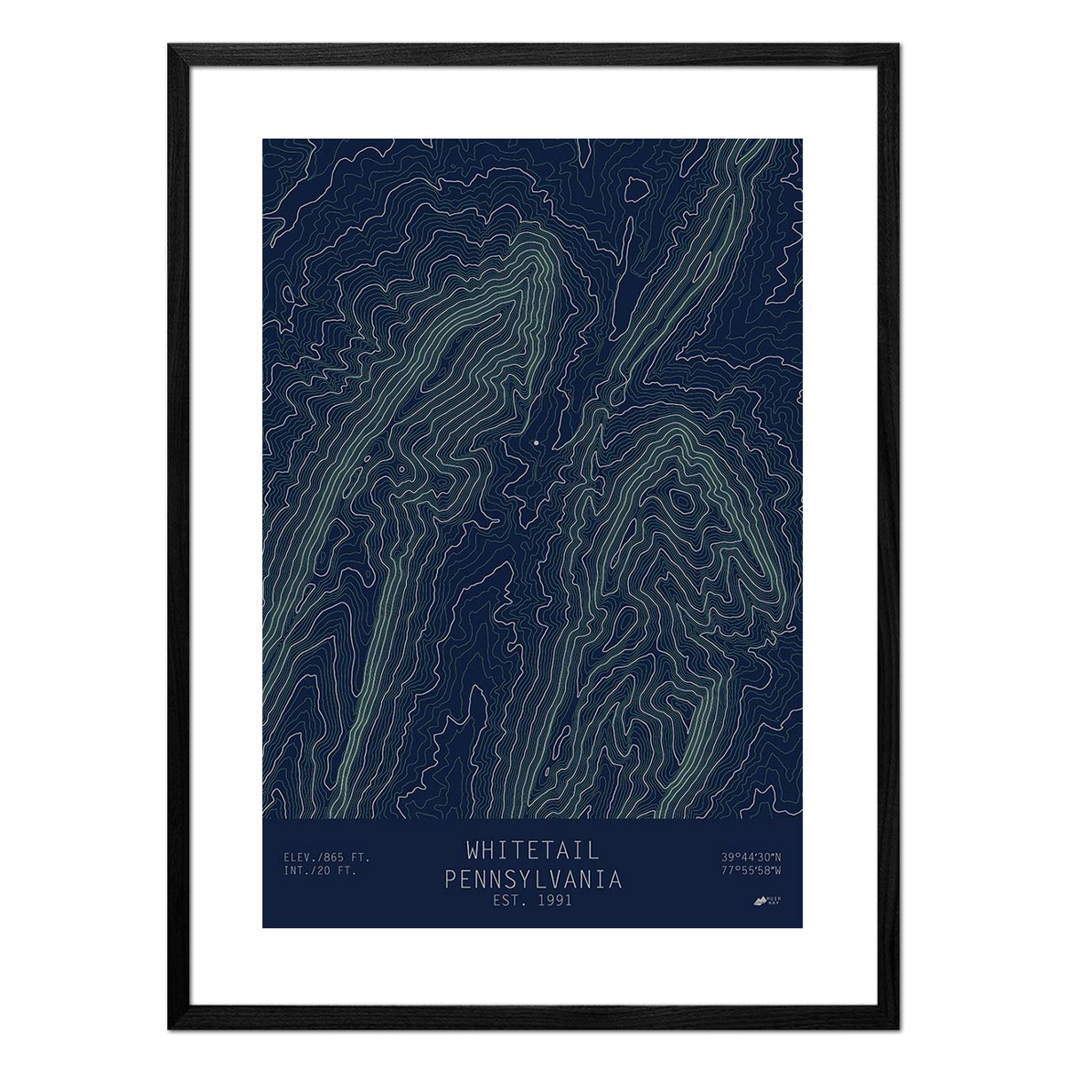 Whitetail, Pennsylvania - Muir Way - TOPO Series