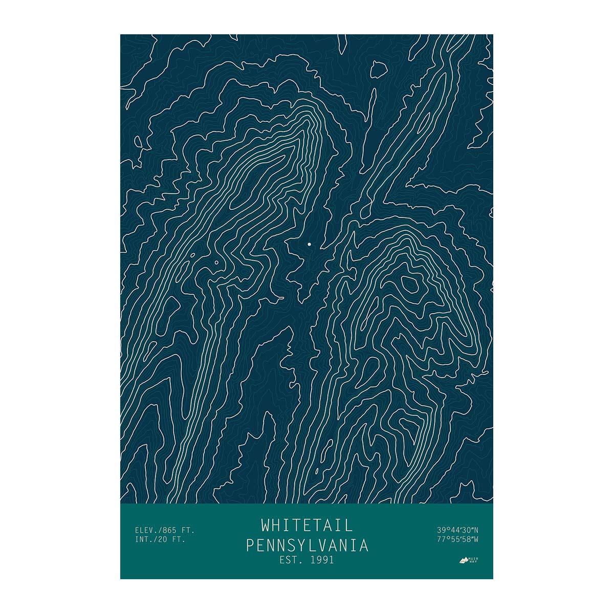 Whitetail, Pennsylvania - Muir Way - TOPO Series