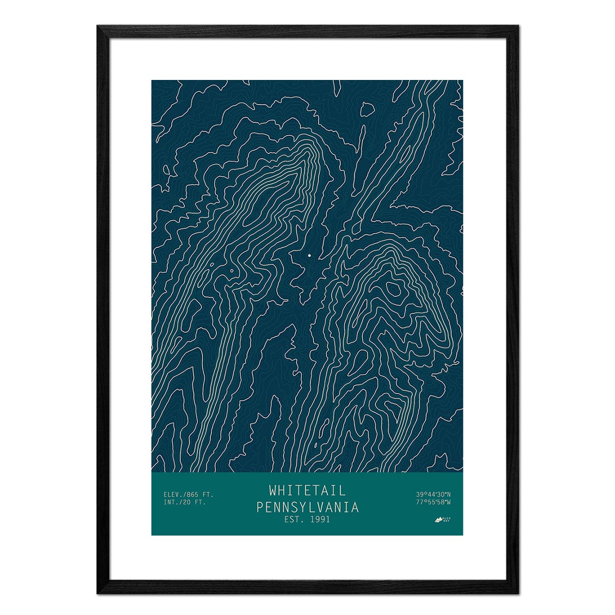 Whitetail, Pennsylvania - Muir Way - TOPO Series