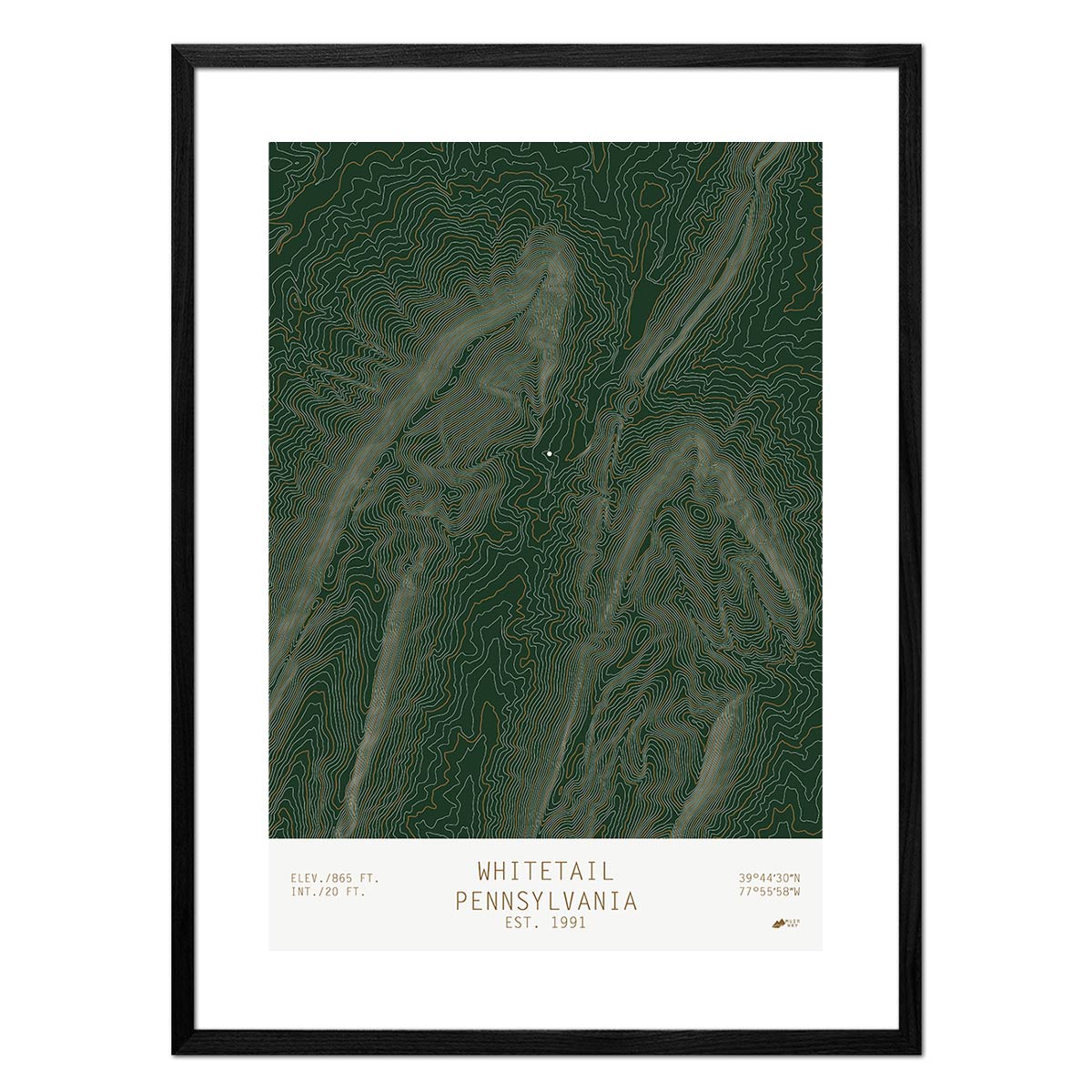Whitetail, Pennsylvania - Muir Way - TOPO Series