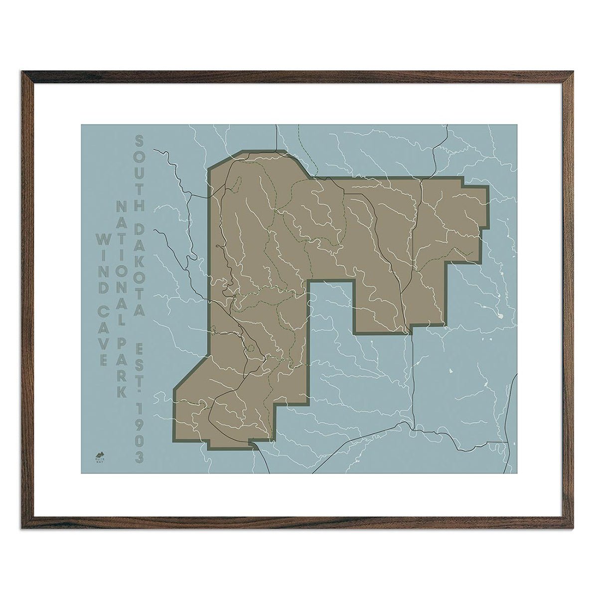 Wind Cave National Park Map - Muir Way - National Park