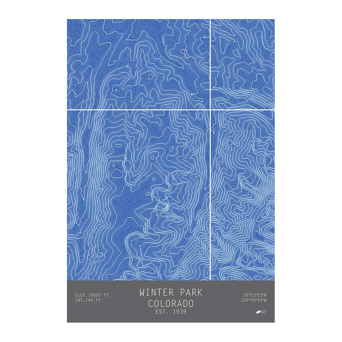 Winter Park, Colorado - Muir Way - TOPO Series