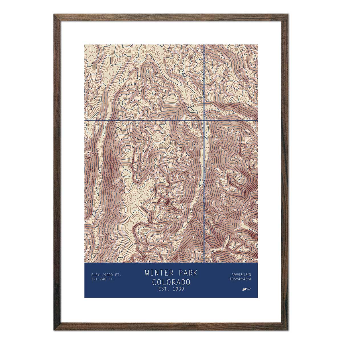 Winter Park, Colorado - Muir Way - TOPO Series