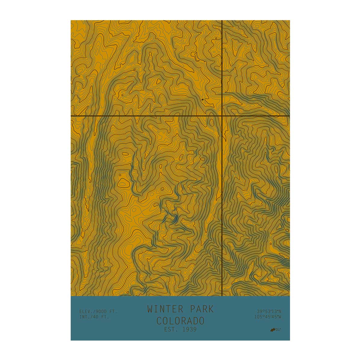 Winter Park, Colorado - Muir Way - TOPO Series