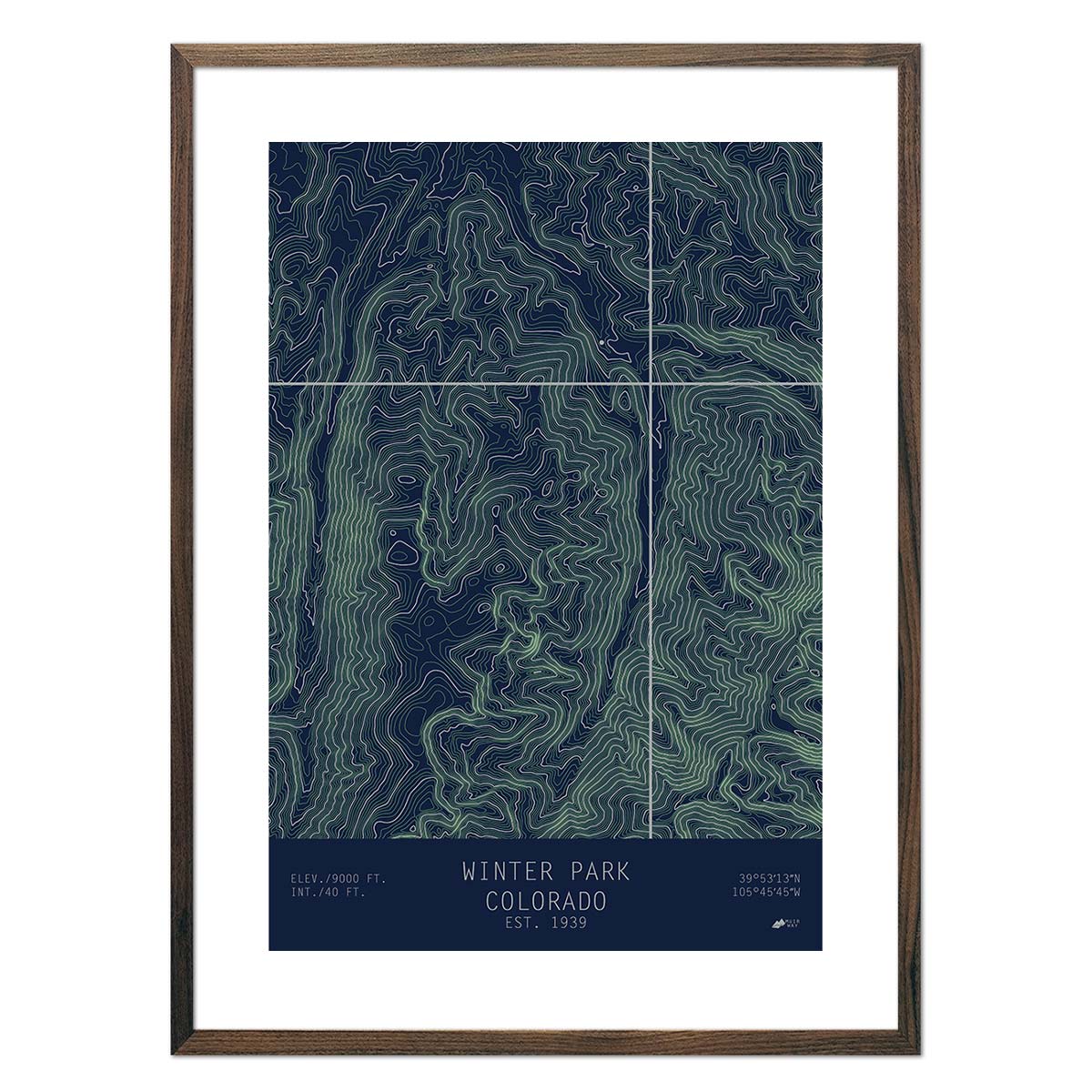 Winter Park, Colorado - Muir Way - TOPO Series