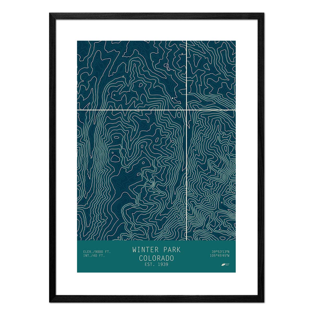 Winter Park, Colorado - Muir Way - TOPO Series