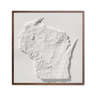 Wisconsin 3D Raised Relief Map - Muir Way - 3D