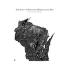 Wisconsin Hydrological Map - Muir Way - Hydrology
