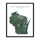 Wisconsin Hydrological Map - Muir Way - Hydrology