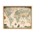 World Map 1932 - Muir Way - Vintage Map